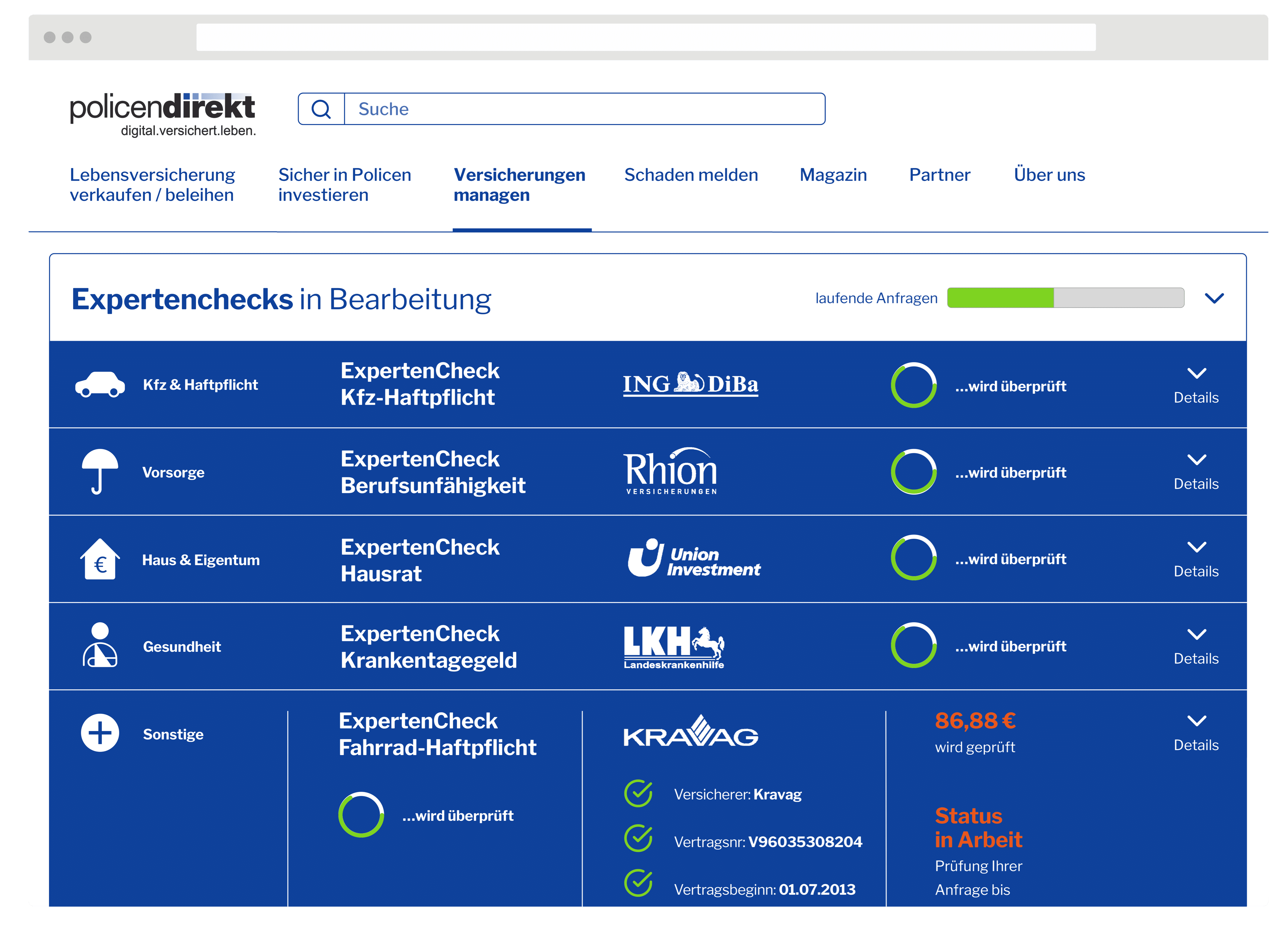 Experten Check Versicherungsmanager